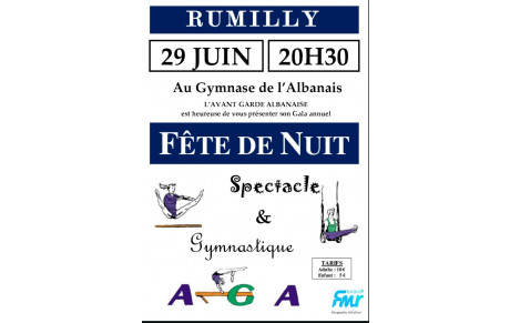 FÊTE DE NUIT - GALA de fin de saison.